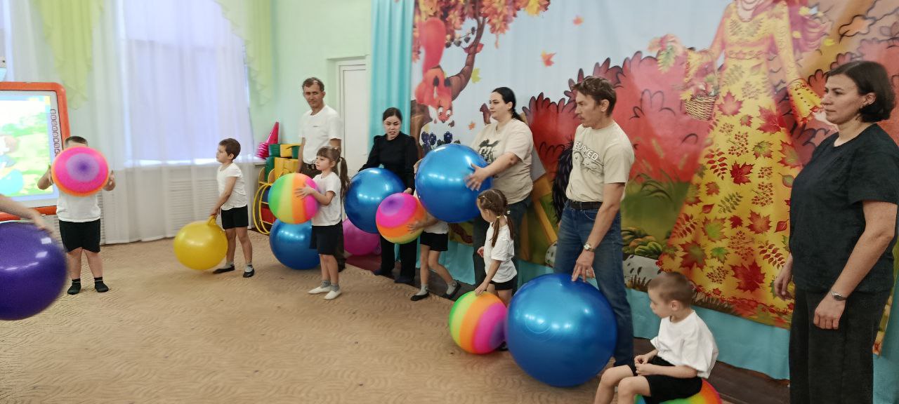 Фитбол в детском саду